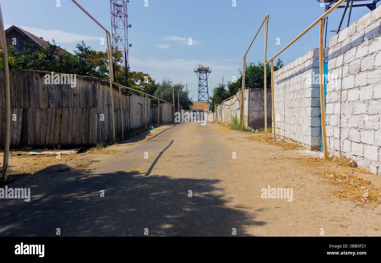 Strret Island Empty silent street island hi-res stock photography and images - Alamy