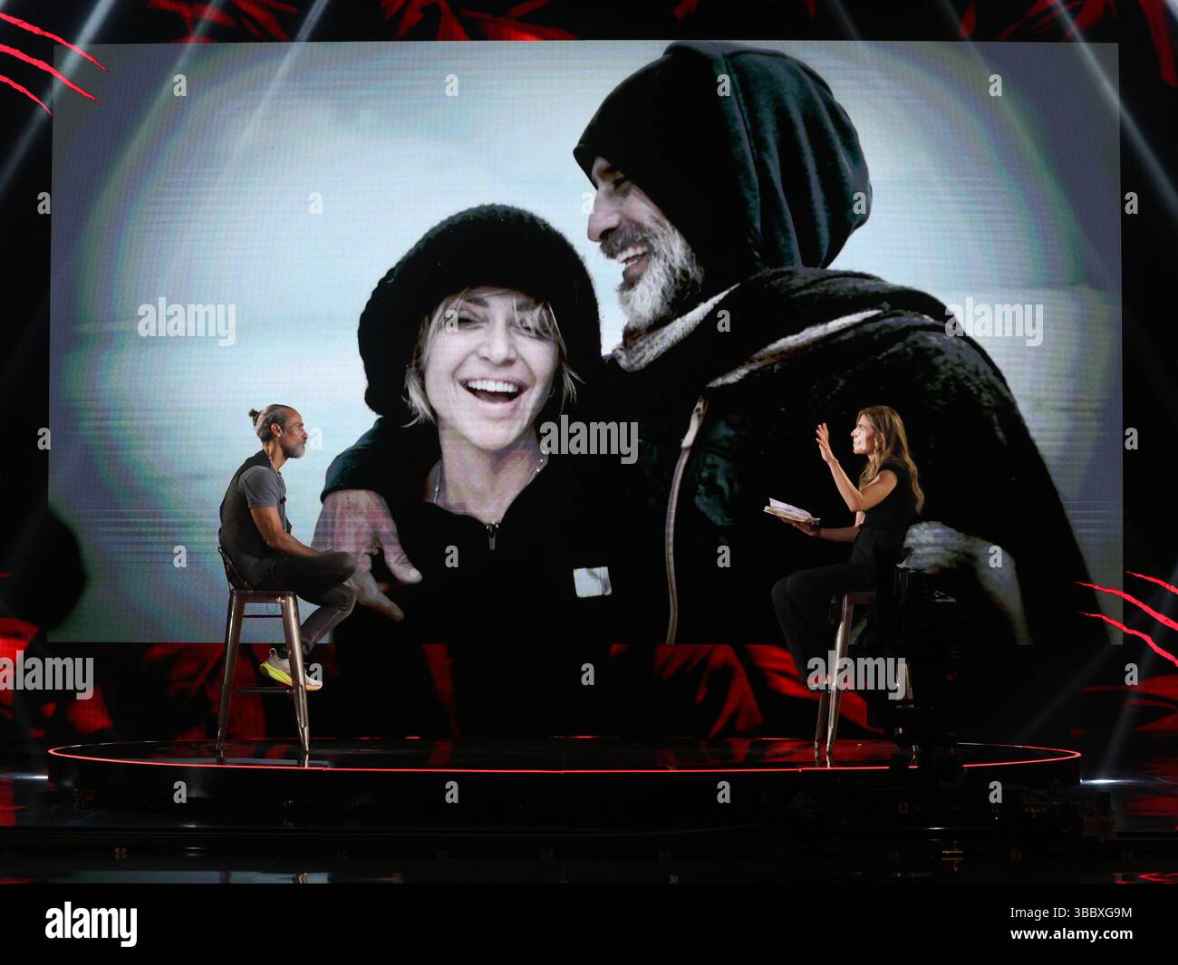 Rome, Italy. 17th May, 2025. Rome, Rai studios ex Dear, TV show 