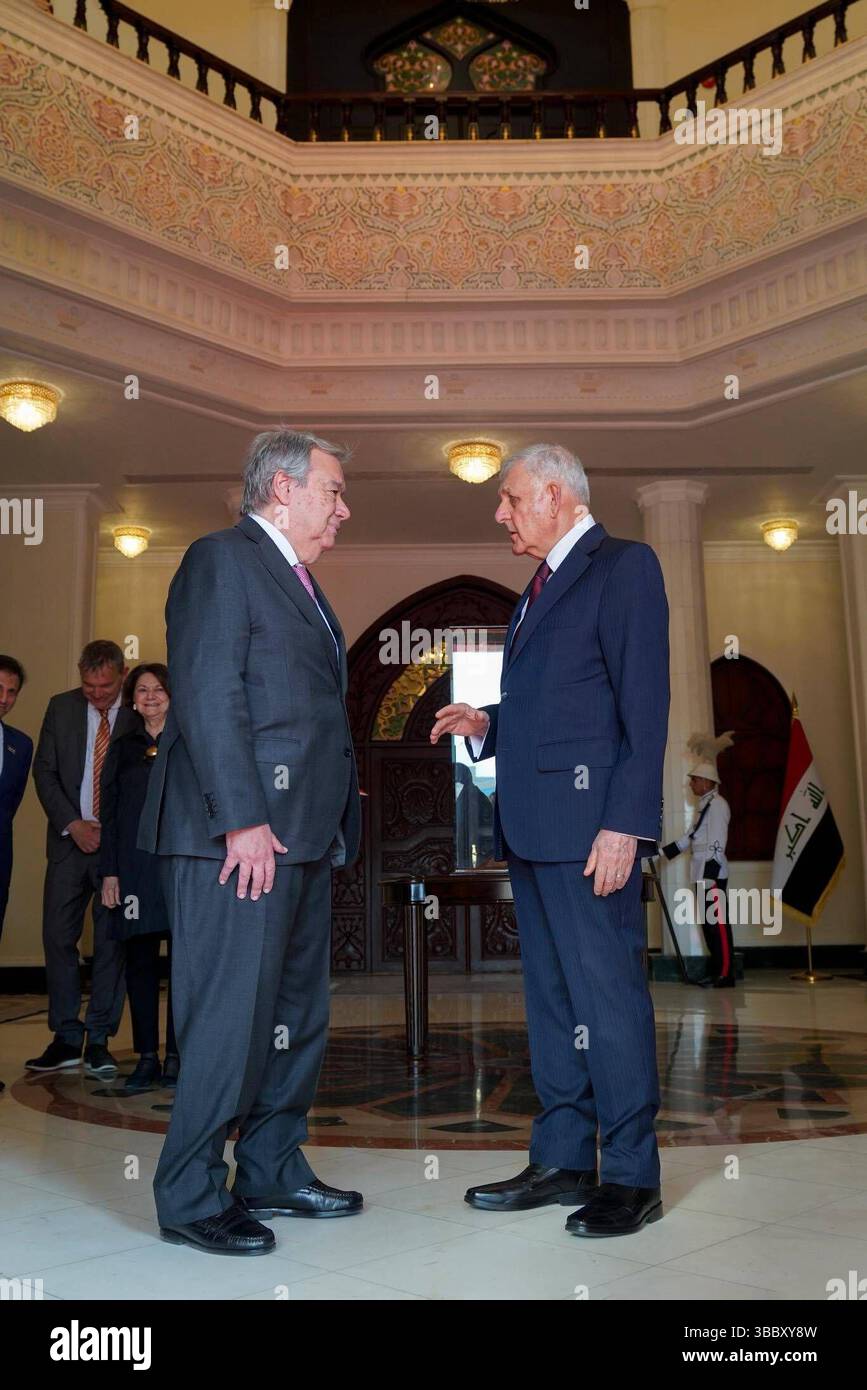 Jamal Rashid Iraqi President Abdul Latif Jamal Rashid meets with UN Secretary ...