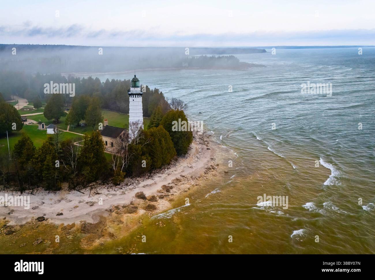 Lighthouse Inn Two Rivers Wi Dramatic aerial image of Cana Island Lighthouse in Wisconsin captured ...