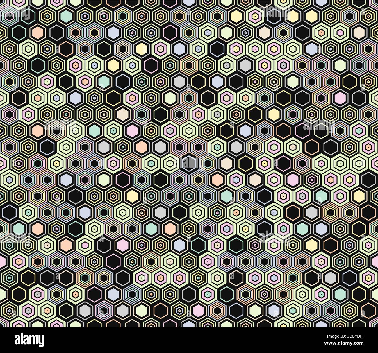 Hexagonal Geometric Pattern Design Hexagon pattern geometric design. Geometric elements of varied style ...