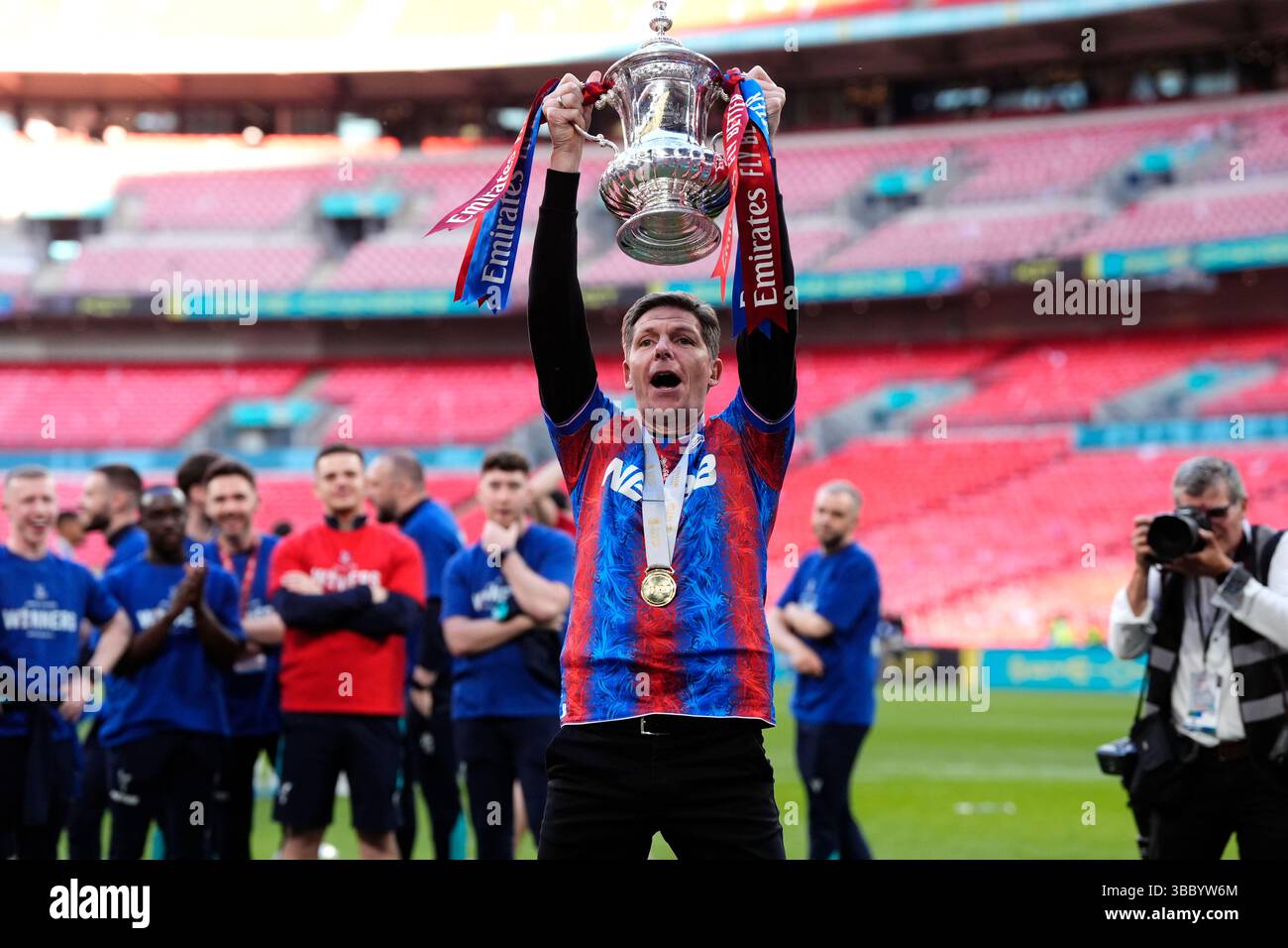 Oliver Glasner Crystal Palace trophy celebration Frequently Asked Questions