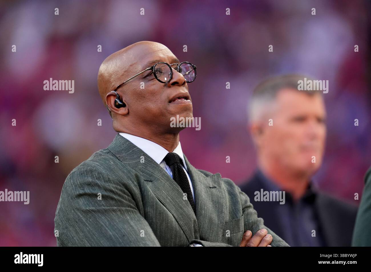 Former Crystal Palace player and ITV Sport pundit Ian Wright on the ...