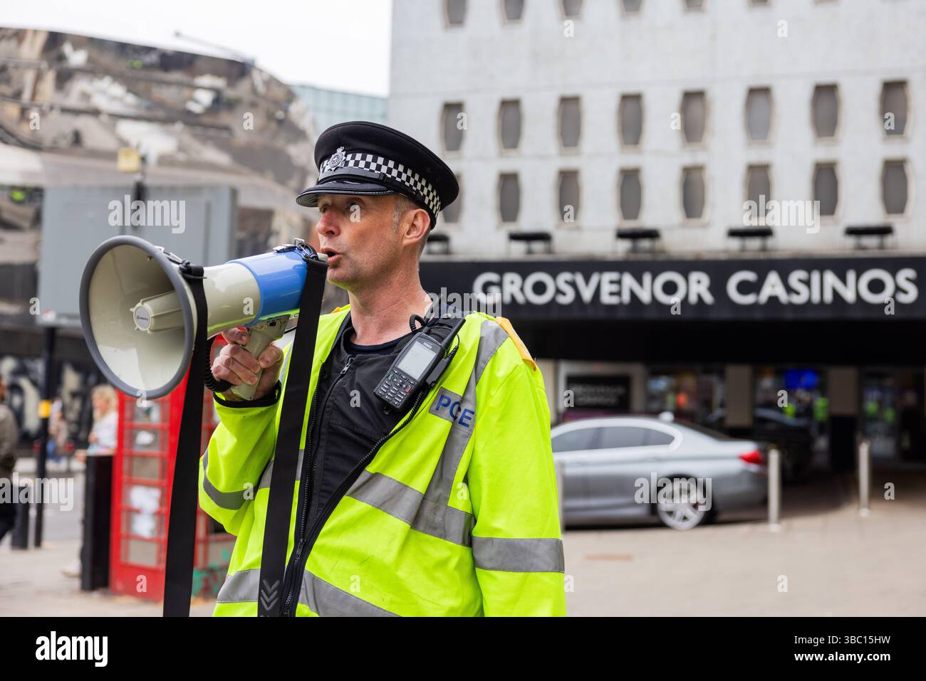Birmingham, UK. 17 MAY, 2025. A Bronze Commander at West Midlands ...
