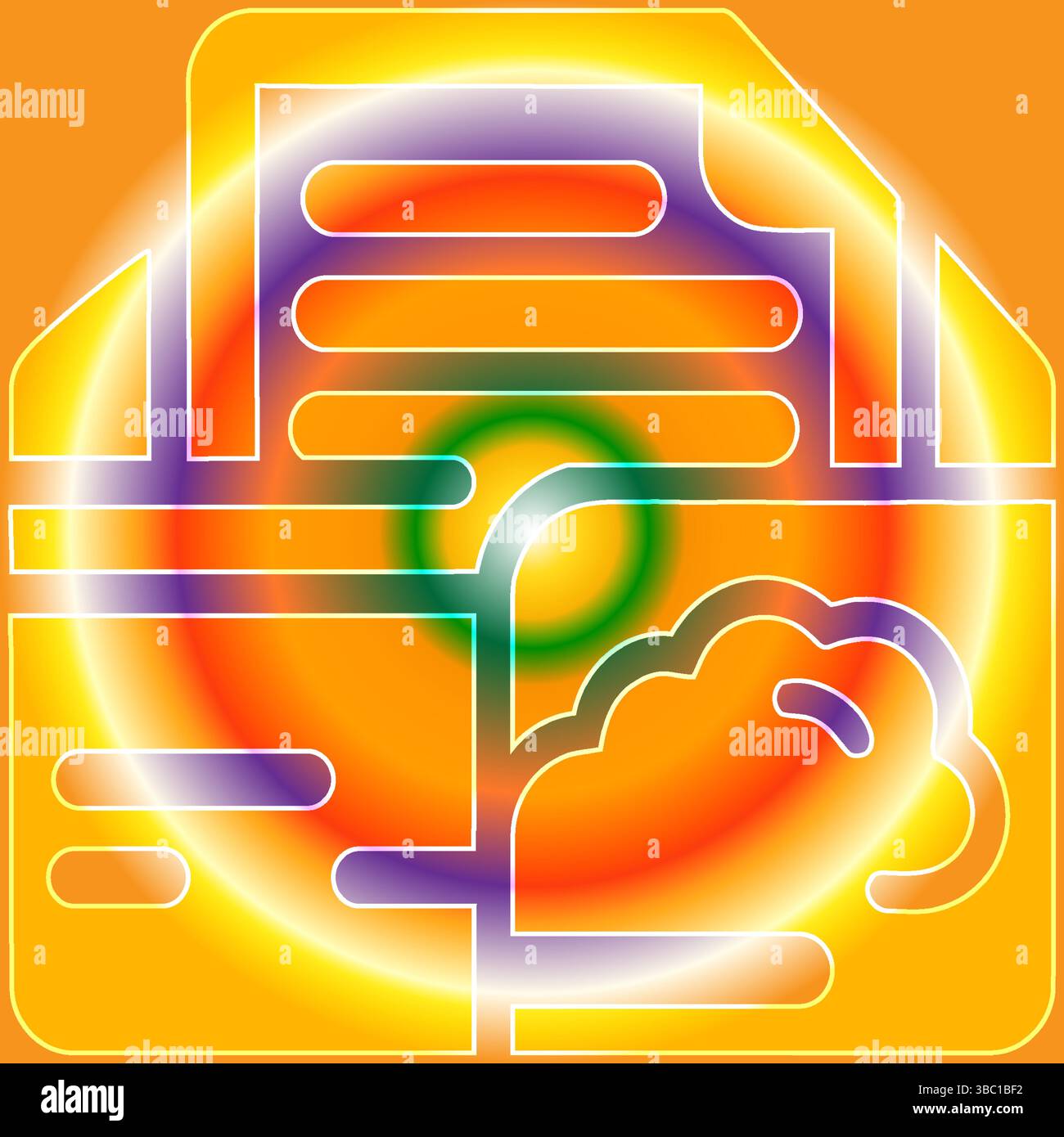 Modern route icon Stock Vector Images - Alamy