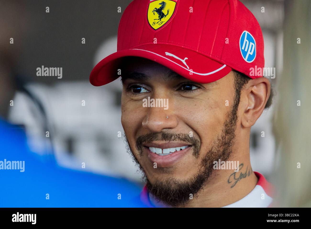 Imola, Italy. 17th May, 2025. Lewis Hamilton of Great Britain and Scuderia Ferrari during Formula One Emilia Romagna Grand Prix. (Photo by Jay Hirano/SOPA Images/Sipa USA) Credit: Sipa USA/Alamy Live News Stock Photo