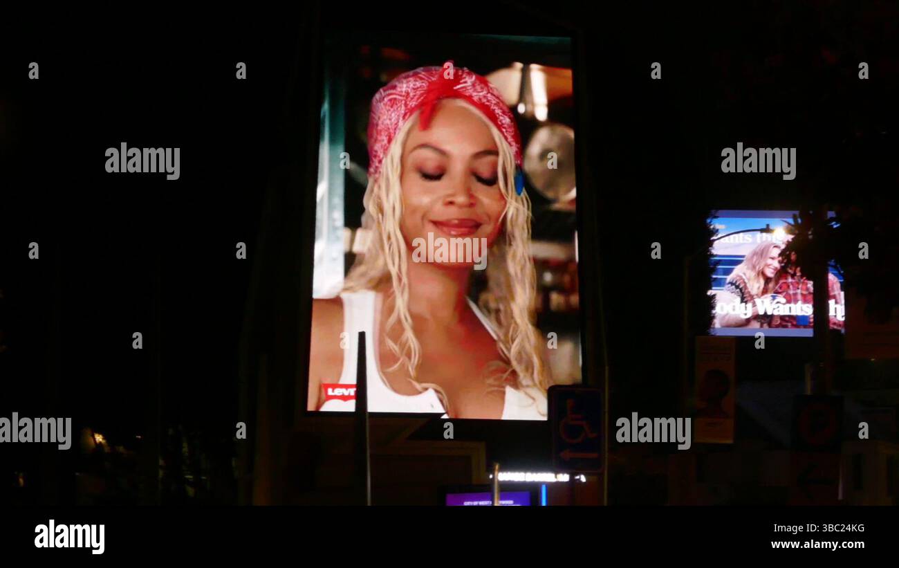 Los Angeles, California, USA 16th May2025 Singer Beyonce Levis ...