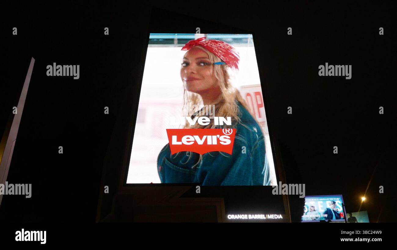 Los Angeles, California, USA 16th May2025 Singer Beyonce Levis ...