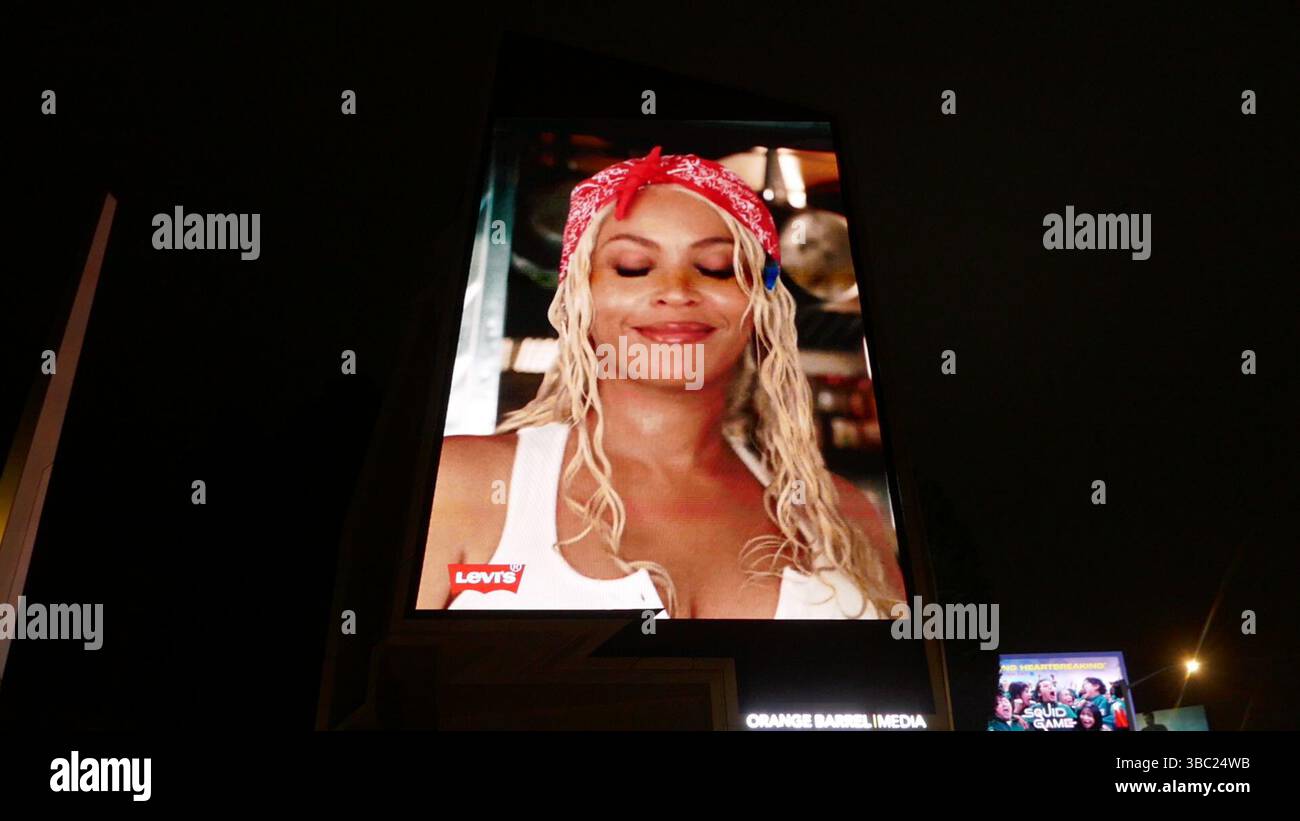 Los Angeles, California, USA 16th May2025 Singer Beyonce Levis ...