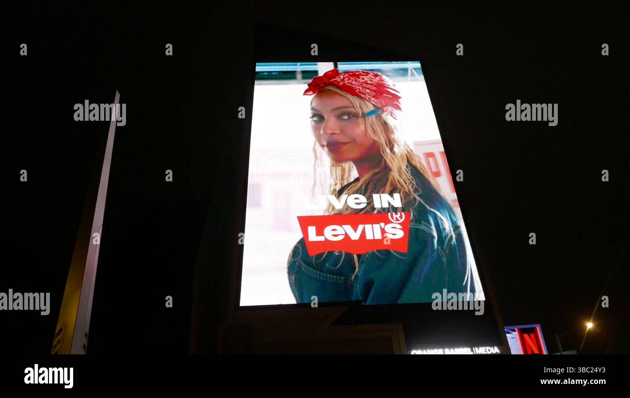 Los Angeles, California, USA 16th May2025 Singer Beyonce Levis ...