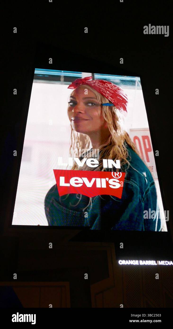 Los Angeles, California, USA 16th May2025 Singer Beyonce Levis ...