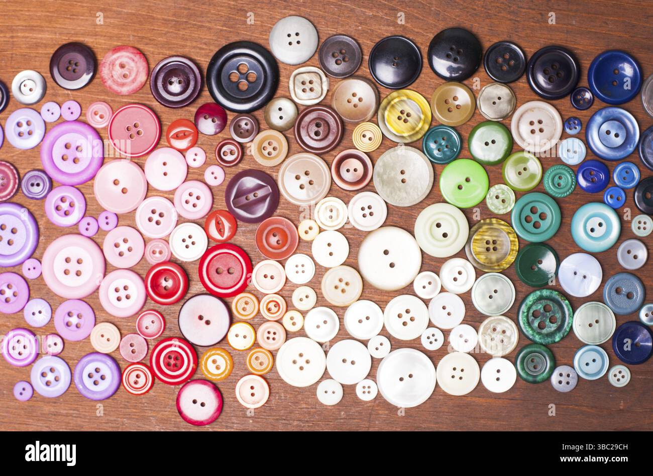 Colorful buttons as a rainbow background for design Stock Photo - Alamy