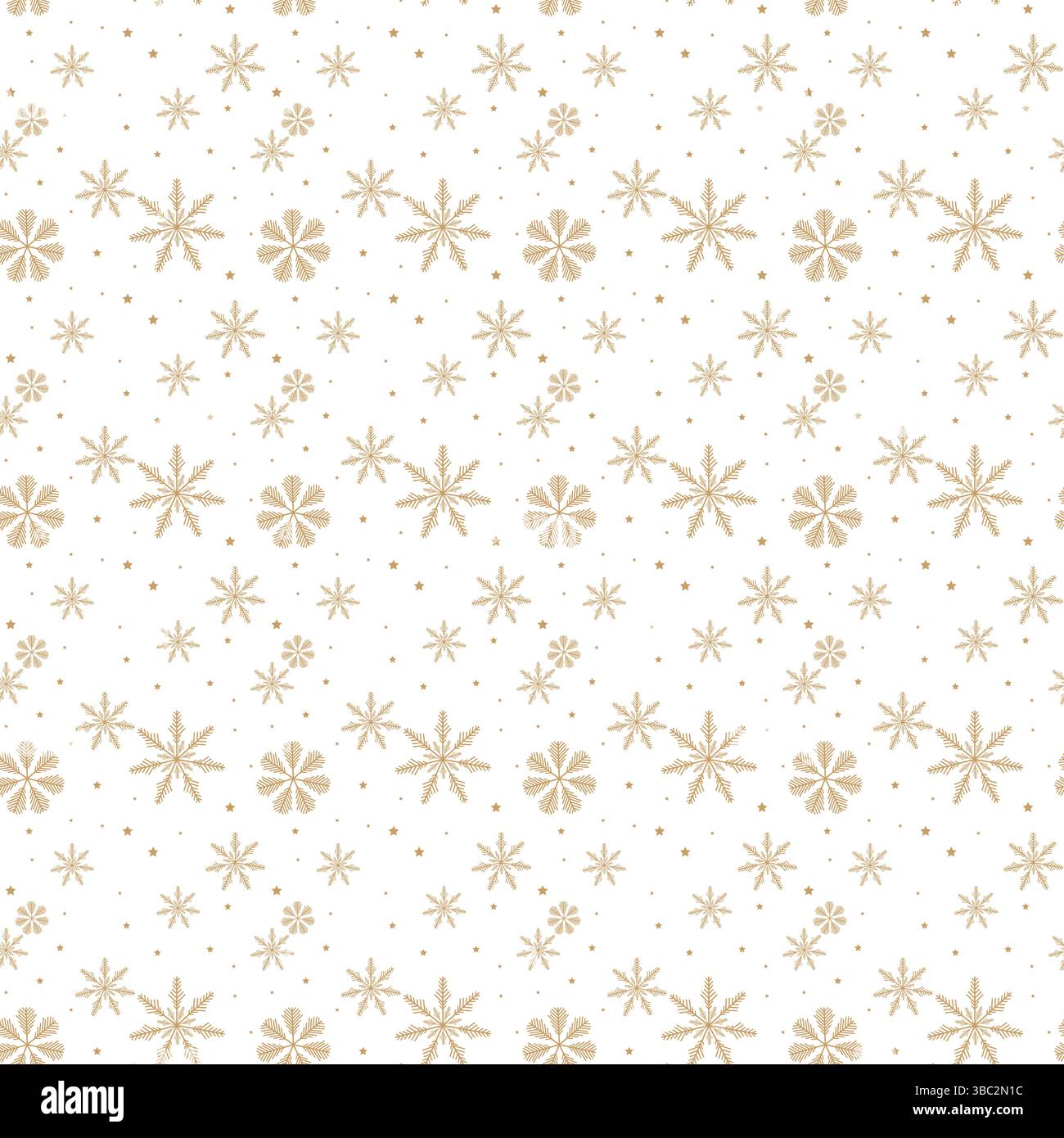 Red snowflake seamless pattern on transparent background eps10 Stock Vector