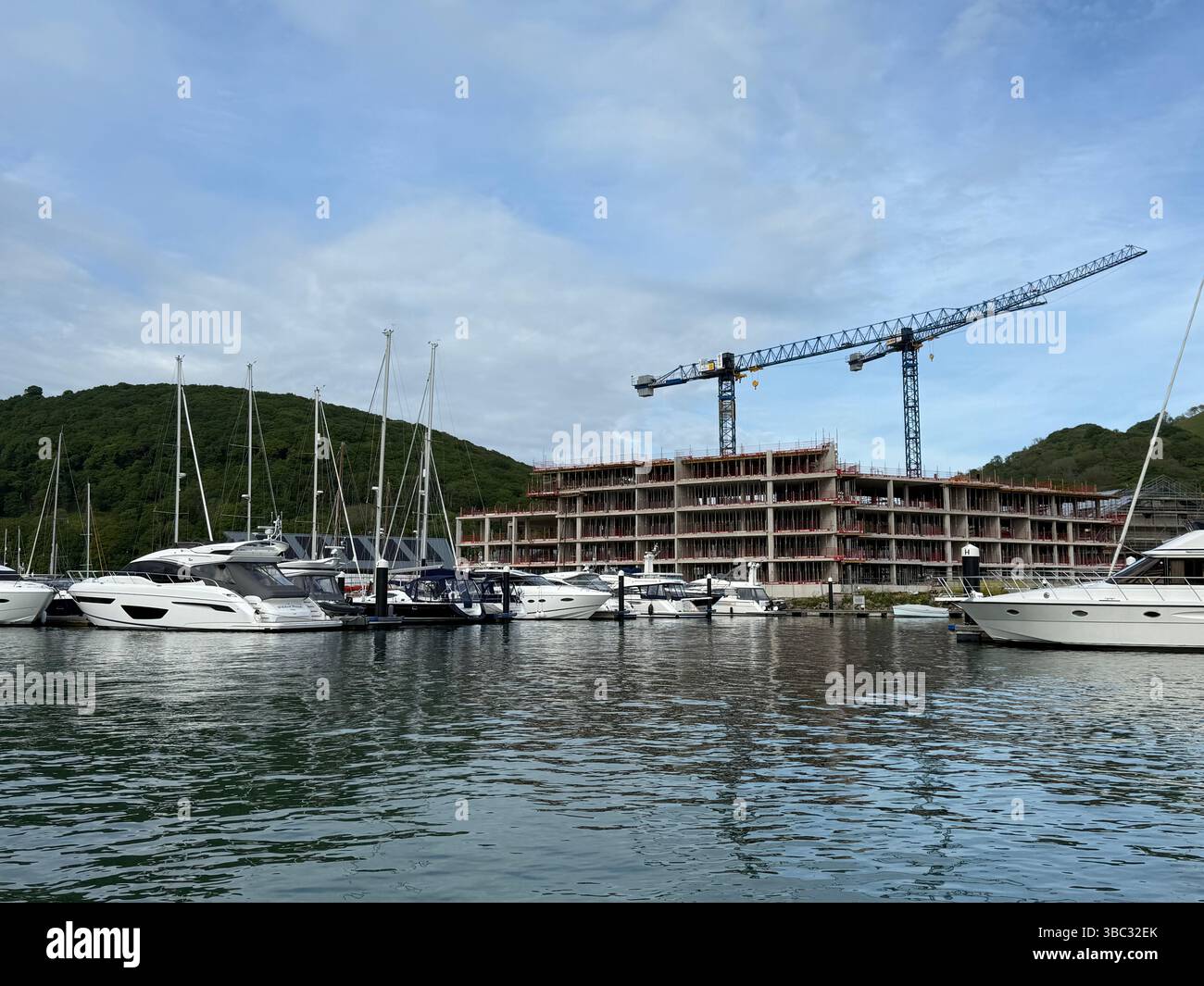 Premier Marina Noss on Dart Marina - Smartphone Captured Stock Image