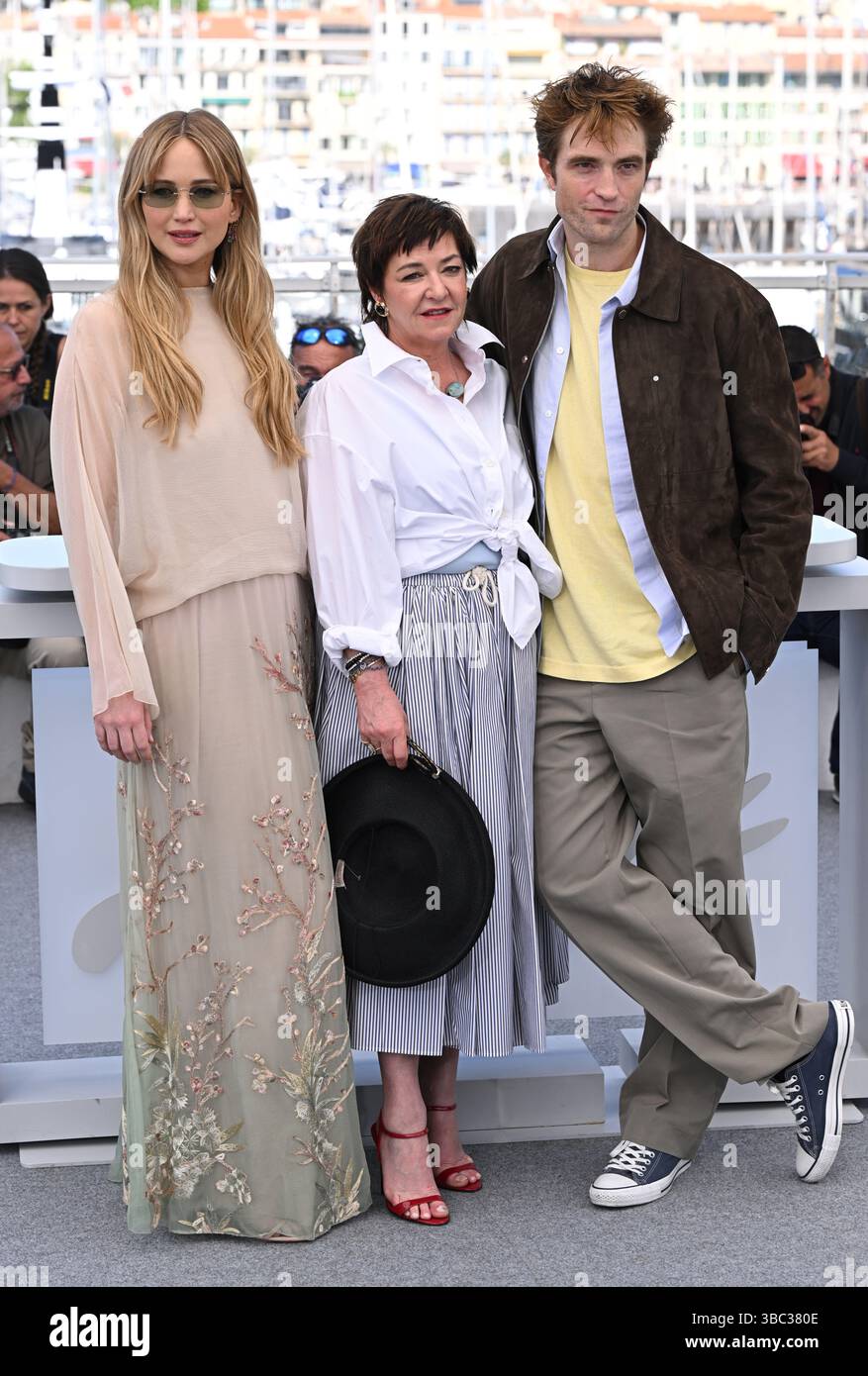 Cannes, France. May 18th, 2025. Jennifer Lawrence, Lynne Ramsay and ...