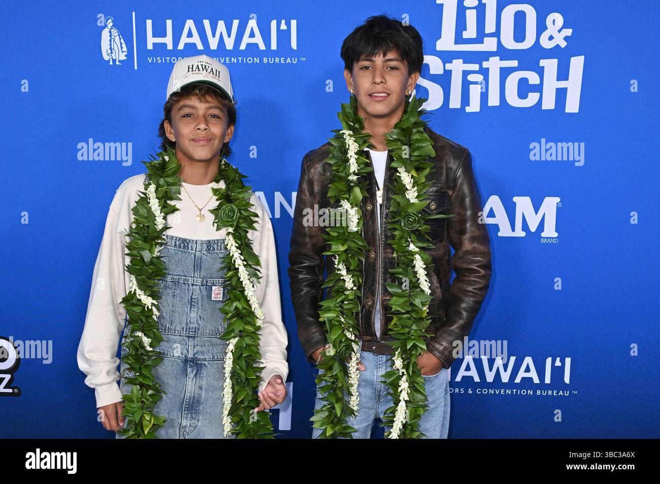 Zyah Rhythm und Nyjah Music bei der Weltpremiere des Kinofilms Lilo ...