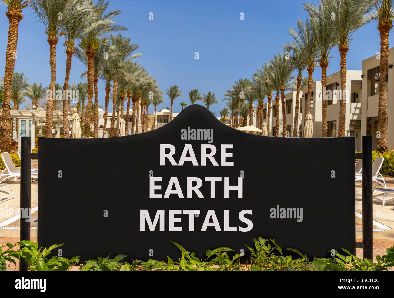 Rare earth metals symbol. Concept words Rare earth metals on beautiful ...