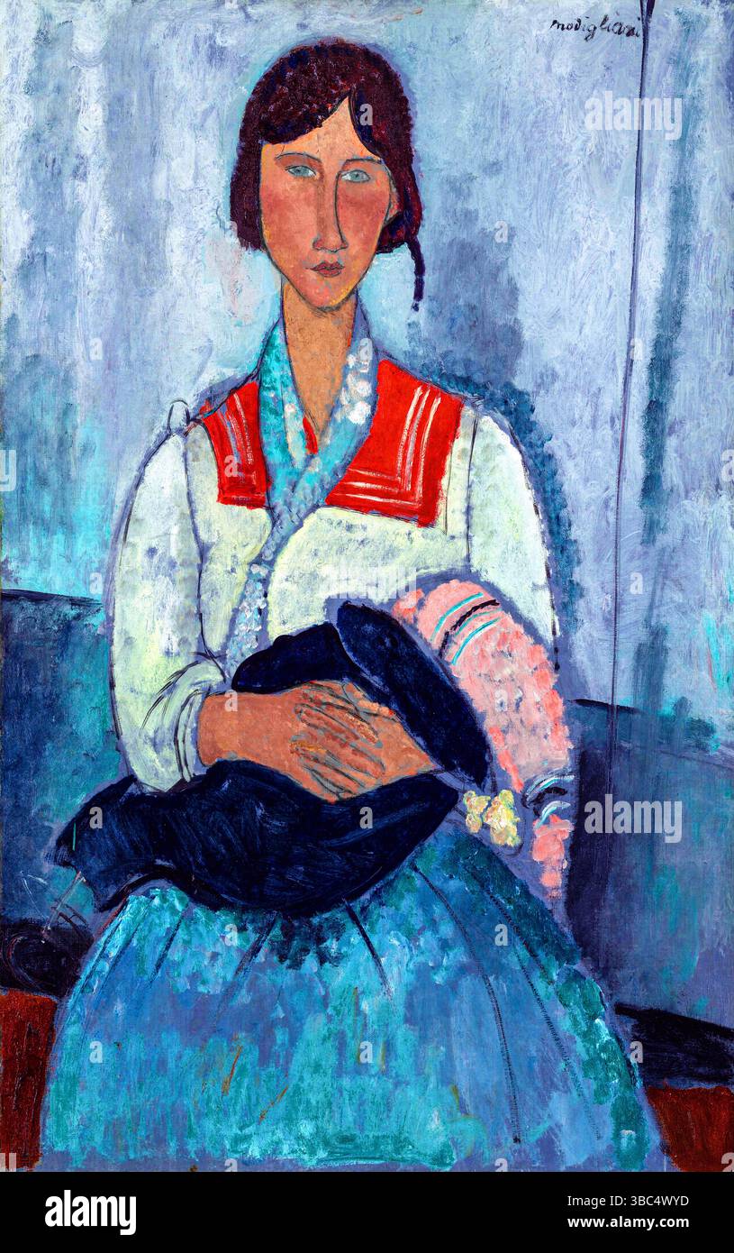 Gypsy woman with baby hi-res stock photography and images