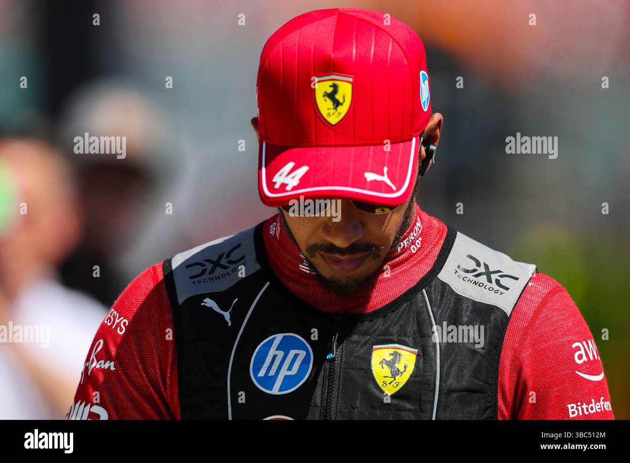Imola, Italy. 18th May, 2025. Lewis Hamilton (GBR) Ferrari. 18.05.2025. Formula 1 World Championship, Rd 7, Emilia Romagna Grand Prix, Imola, Italy, Race Day. Photo credit should read: XPB/Alamy Live News. Stock Photo