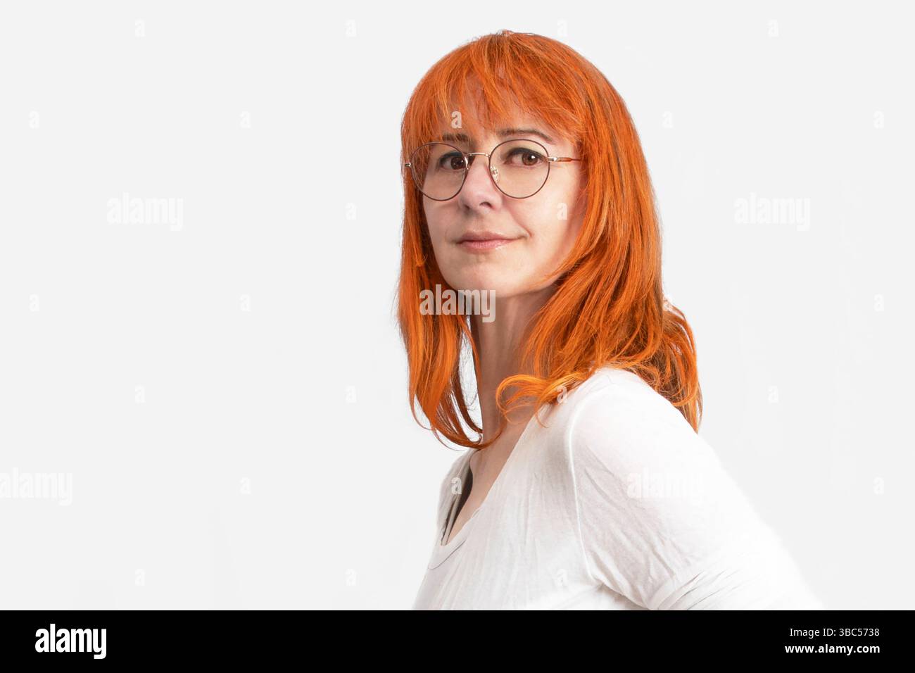 Redhead mature woman hi-res stock photography and images - Alamy