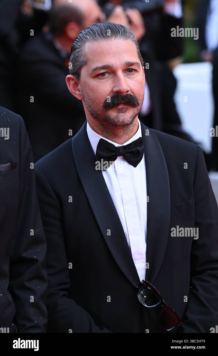 Shia LaBeouf Attends The Premiere Of The Phoenician Scheme At The 78th Cannes Film Festival In Shia Labeouf Attends The Premiere Of The Phoenician Scheme At The 78th Cannes Film Festival In Cannes France Picture Date Sunday May 18 2025 3BC5HT9 