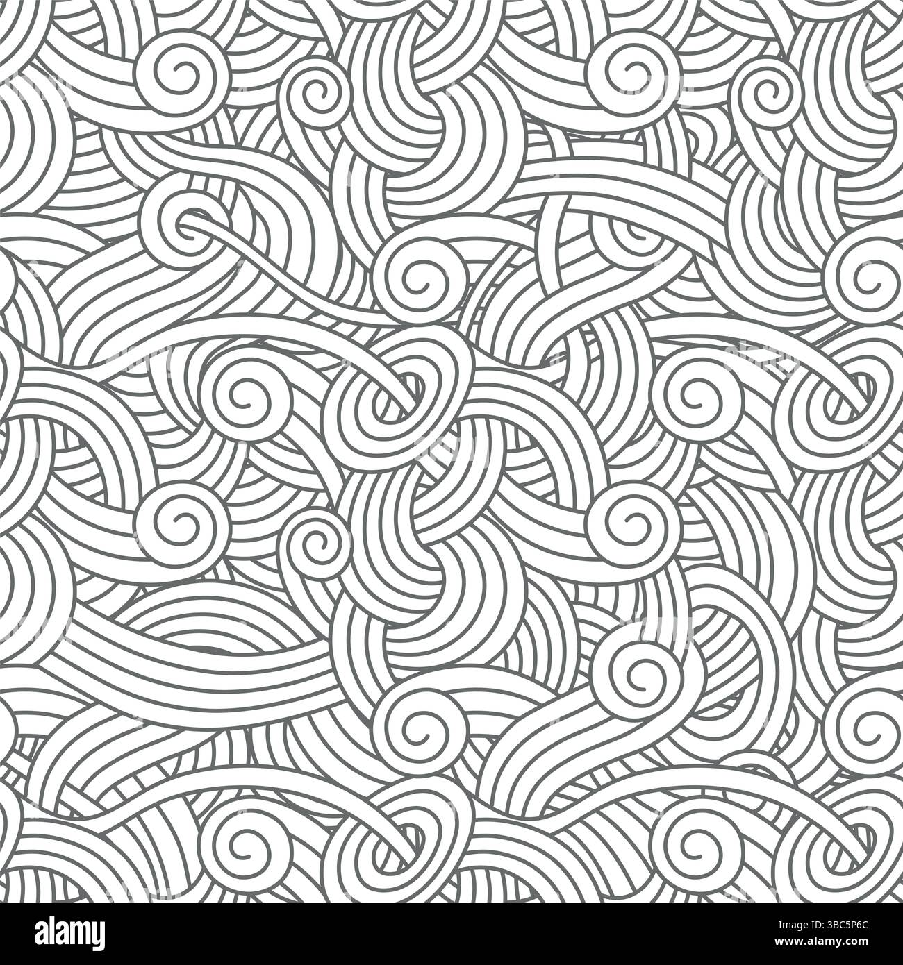 Hypnotic minimalist design with curvilinear dynamic movement Stock ...