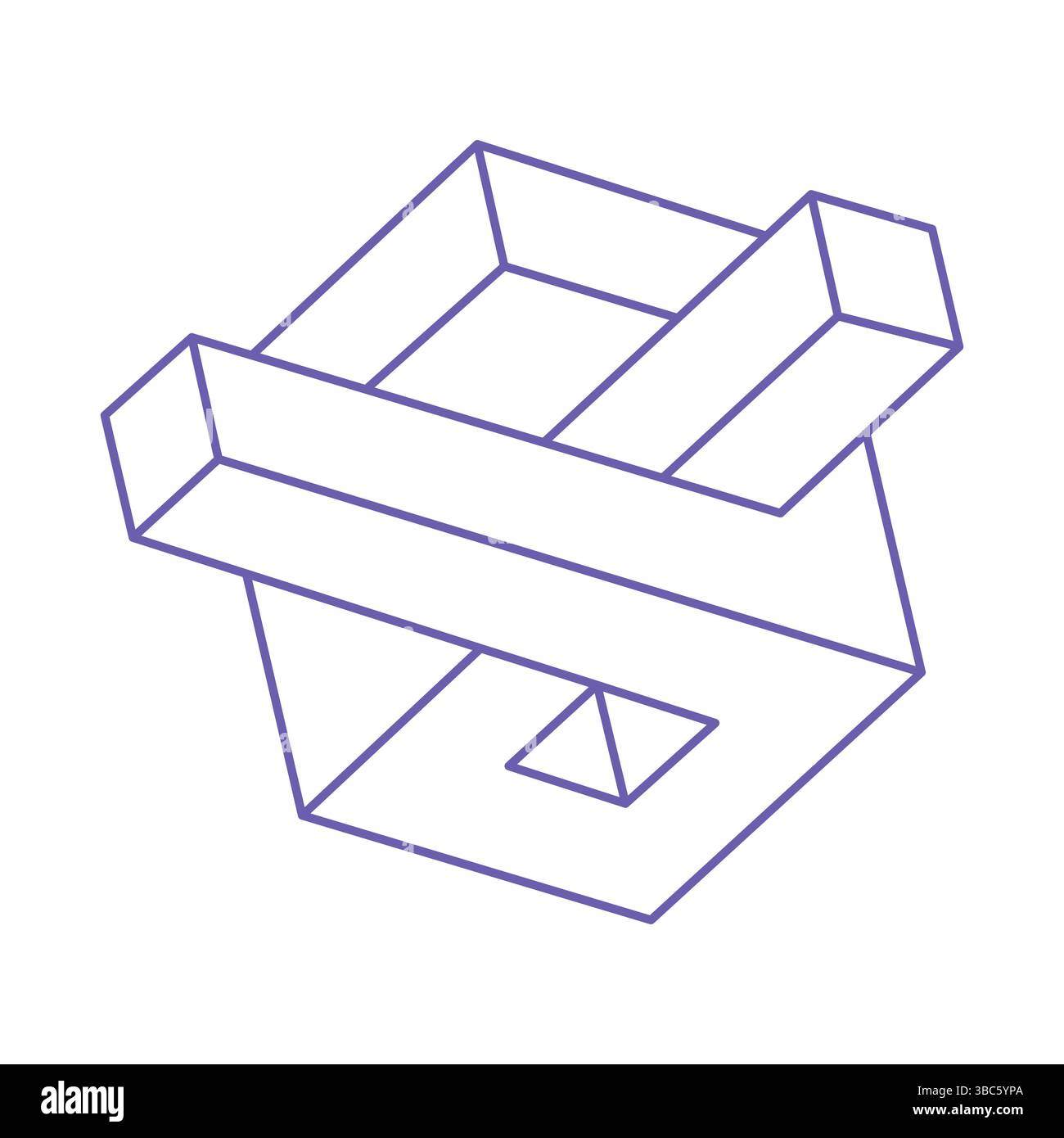 Illusion shapes. 3d geometry tattoo. Optical illusion figure. Sacred ...