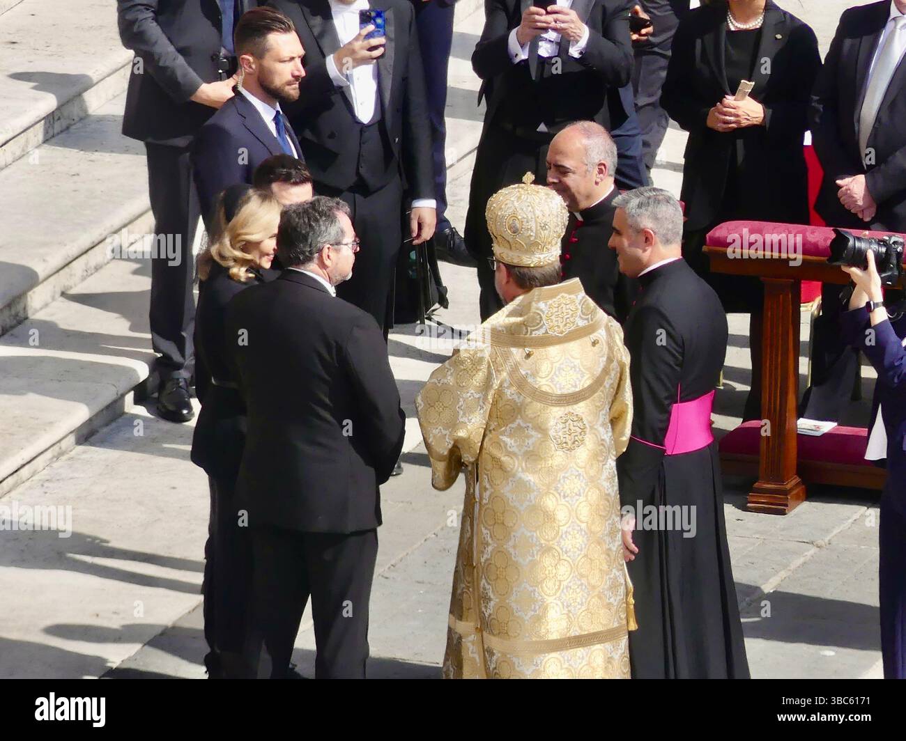 May 18, 2025, Rome, Italy: (int) zelensky as pope leo xiv presides over ...