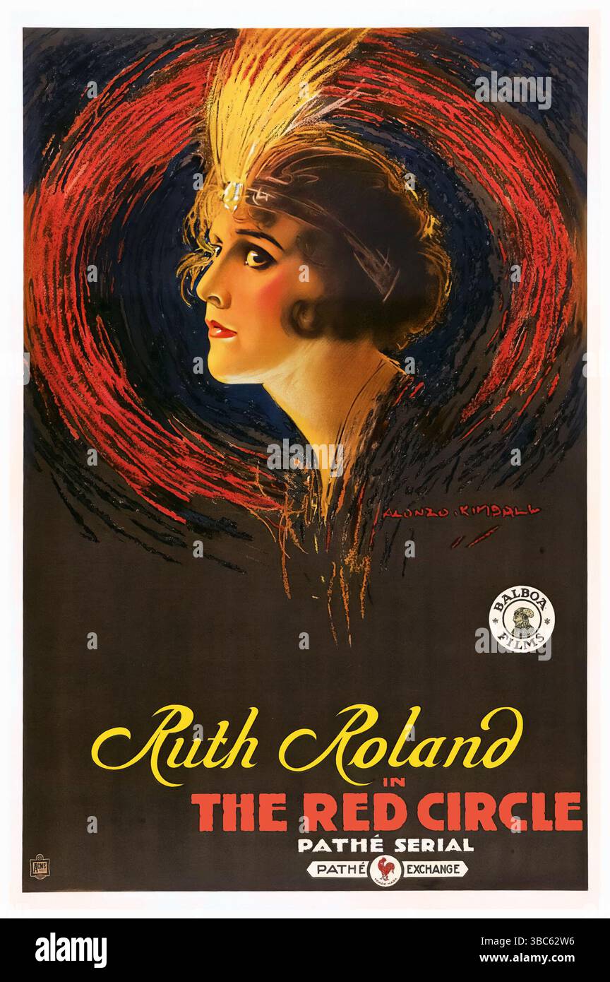 Serial Queen Ruth Roland Movie poster the circle Cut Out Stock Images & Pictures - Alamy