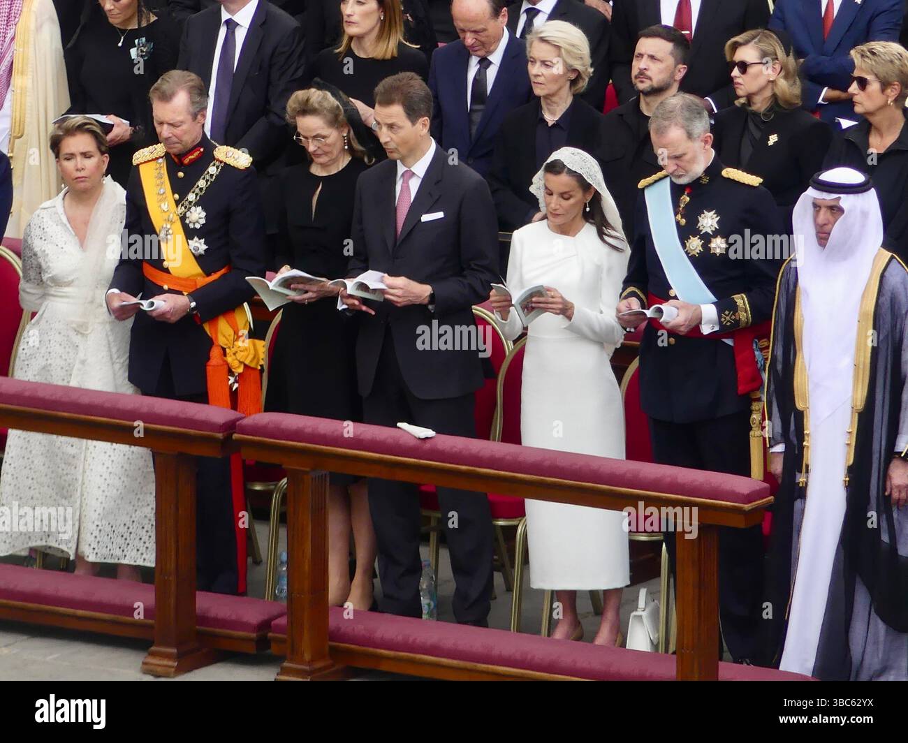 May 18, 2025, Rome, Italy: (int) zelensky as pope leo xiv presides over ...
