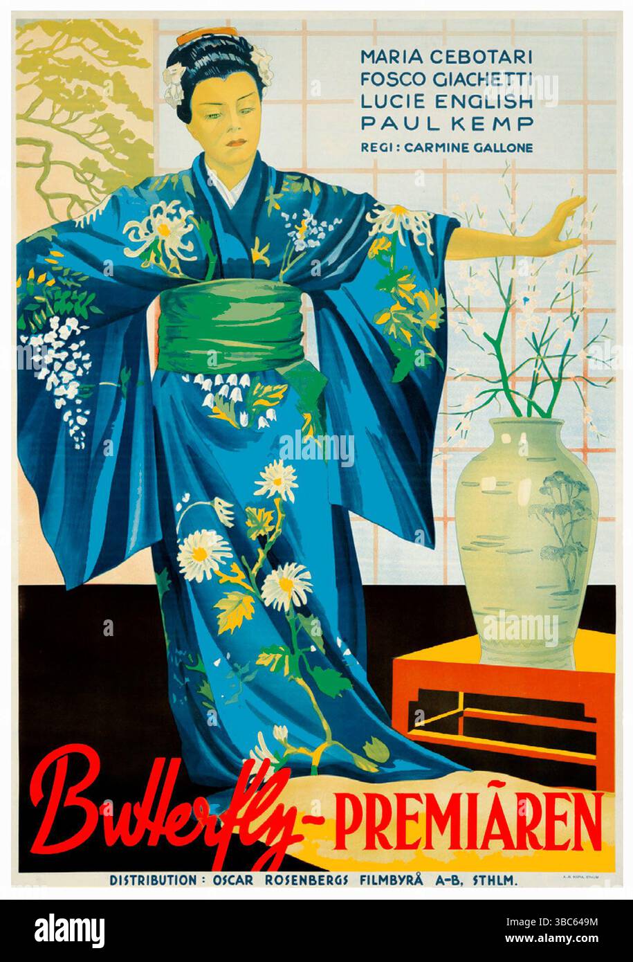 Italian Opera Poster Vintage italian opera poster Cut Out Stock Images & Pictures - Alamy