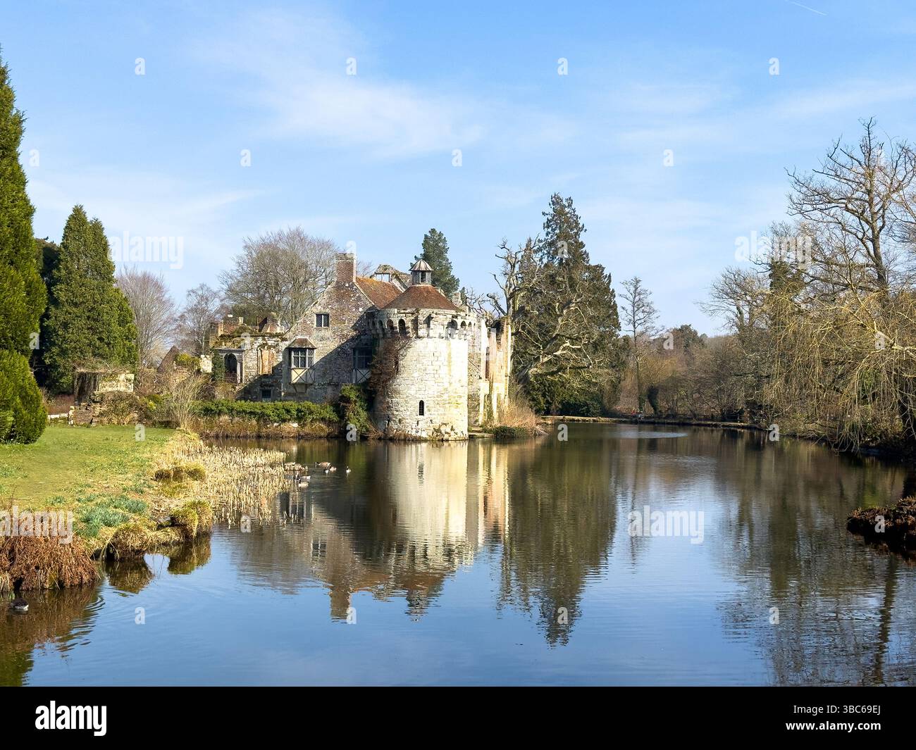 Scotney Castle in the County of Kent, UK. - Smartphone Captured Stock Image