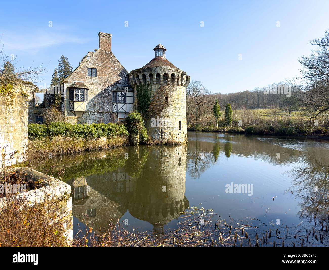 Scotney Castle in the County of Kent, UK. - Smartphone Captured Stock Image