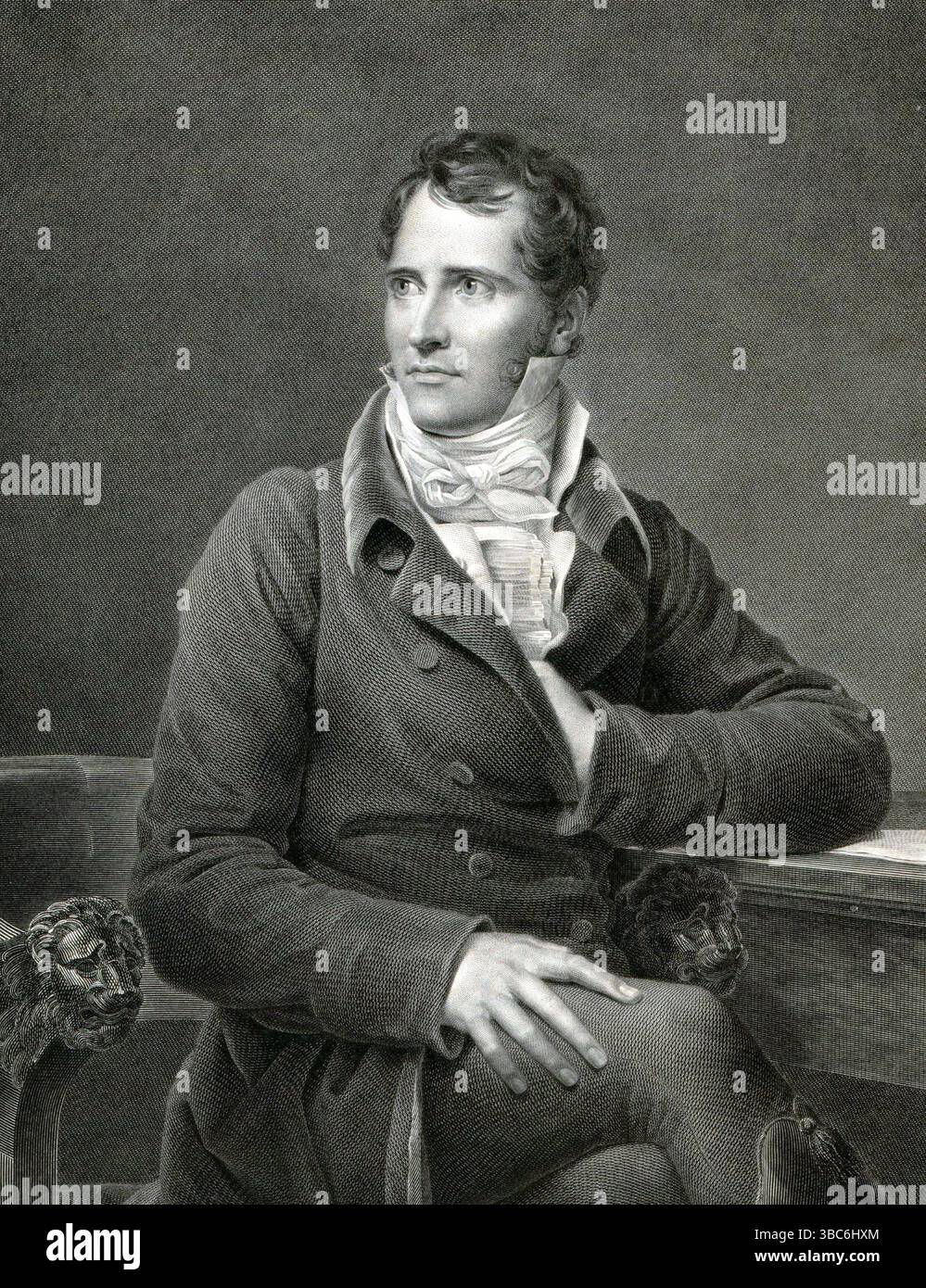 Élie, duc Decazes, Élie, 1st Duke of Decazes and Glücksbierg (1780 - 1860) French statesman Stock Photo