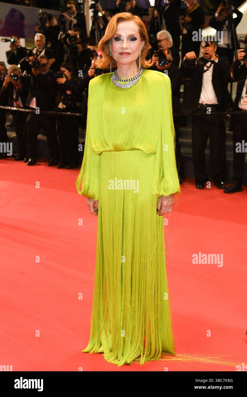 Cannes, France. 18th May, 2025. Isabelle Huppert attending La Femme La ...