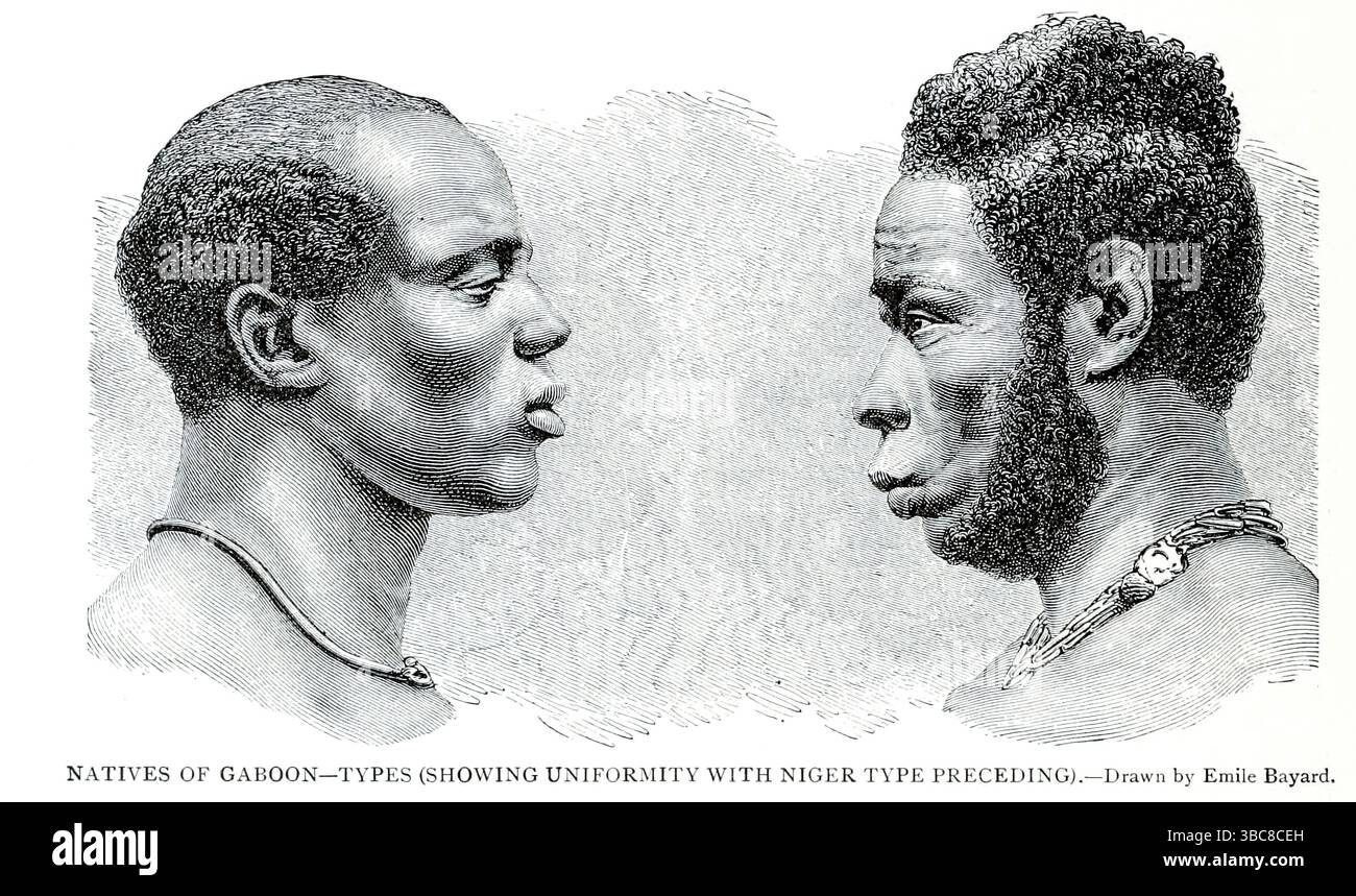 NATIVES OF GABOON from BOOK XXIX-AFRICAN NIGRITIANS of volume 8, of ...