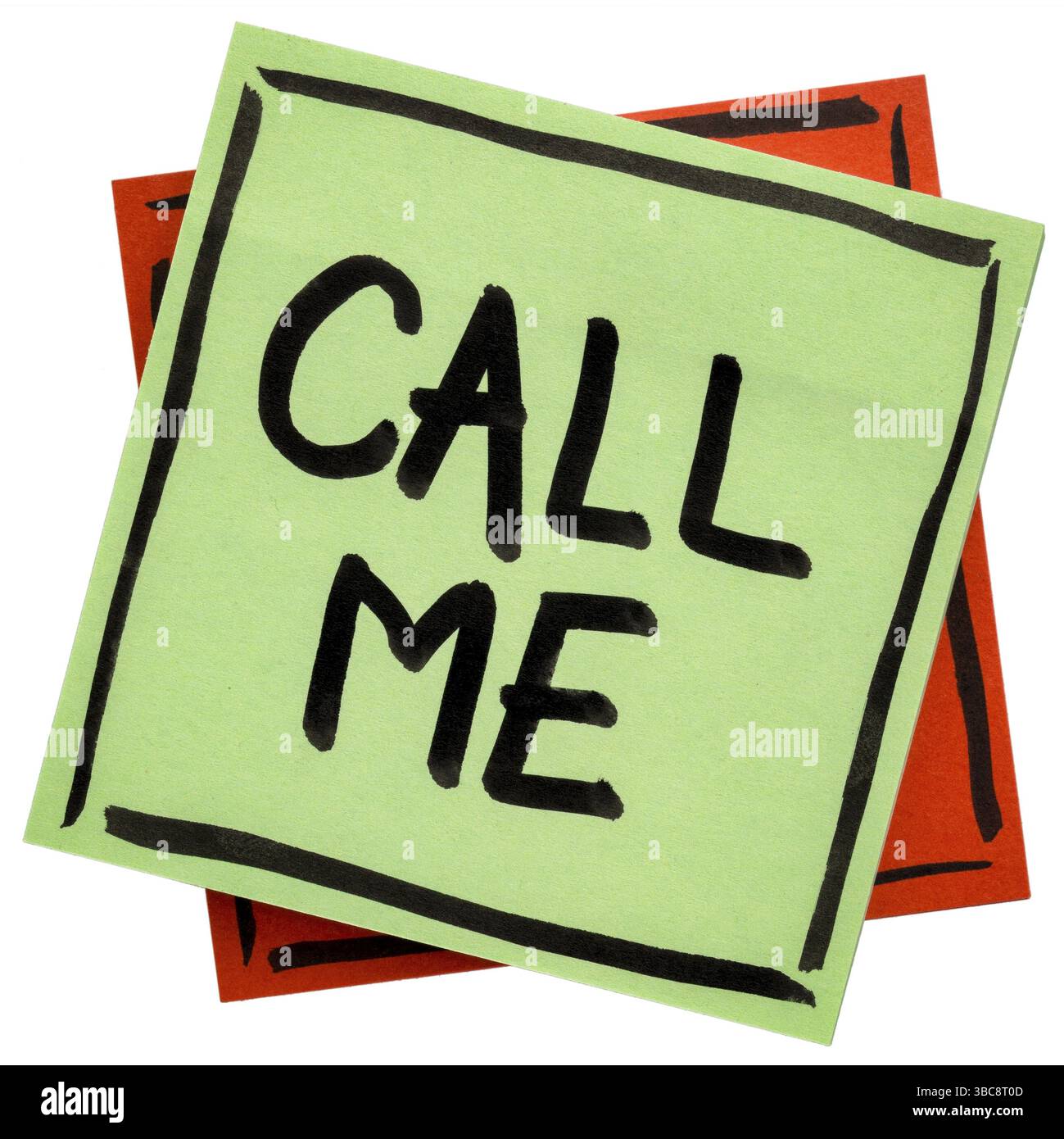 Call Back Sticky Notes Call me reminder - handwriting in black ink on isolated sticky note ...