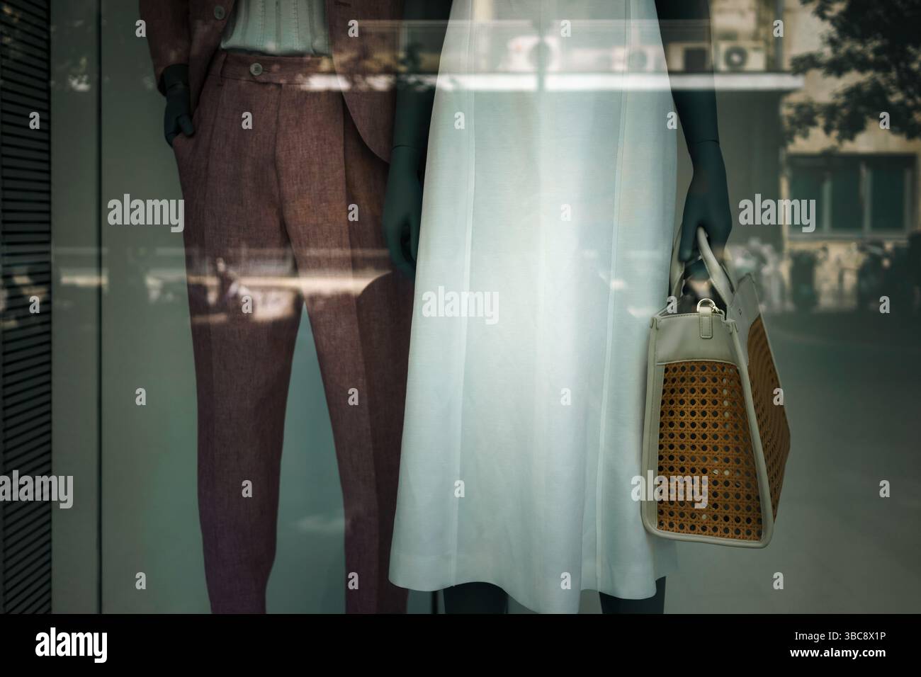 Advertising promotion mannequins womens clothing hi-res stock ...