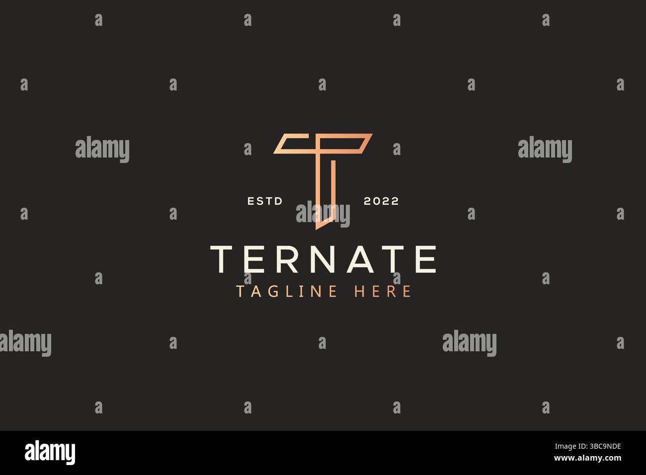 Premium Monogram Letter T Logo Stock Vector Image & Art - Alamy