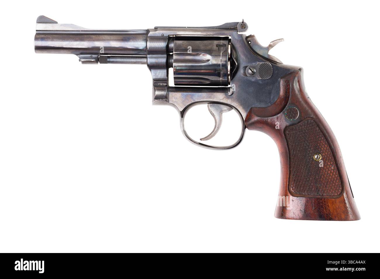 Western Reveolver Old western era revolver on white background Stock Photo - Alamy