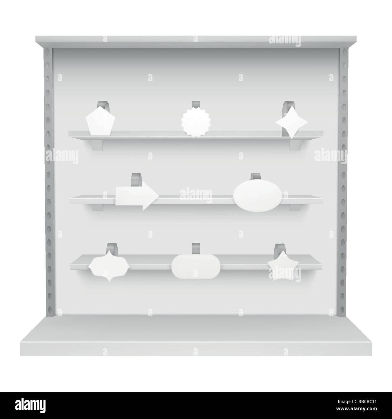Sale sign on shelf Cut Out Stock Images & Pictures - Alamy