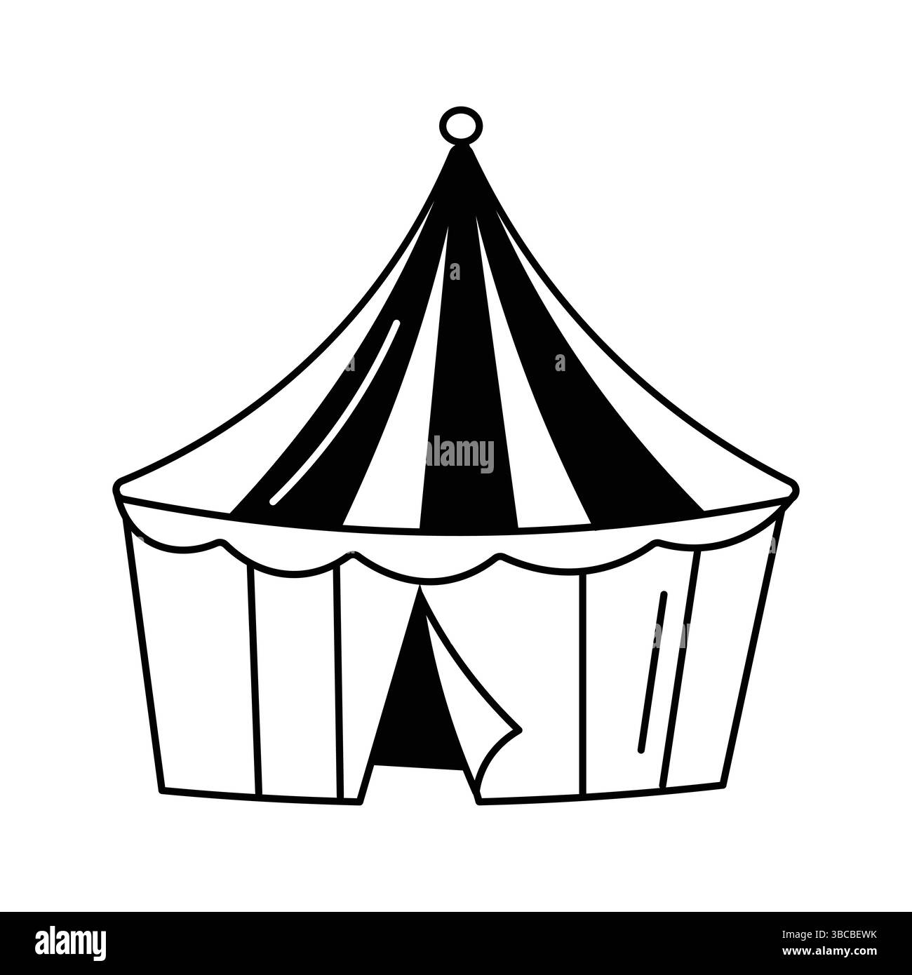 Circus tent icon usually for funfair and carnival symbol Stock Vector ...