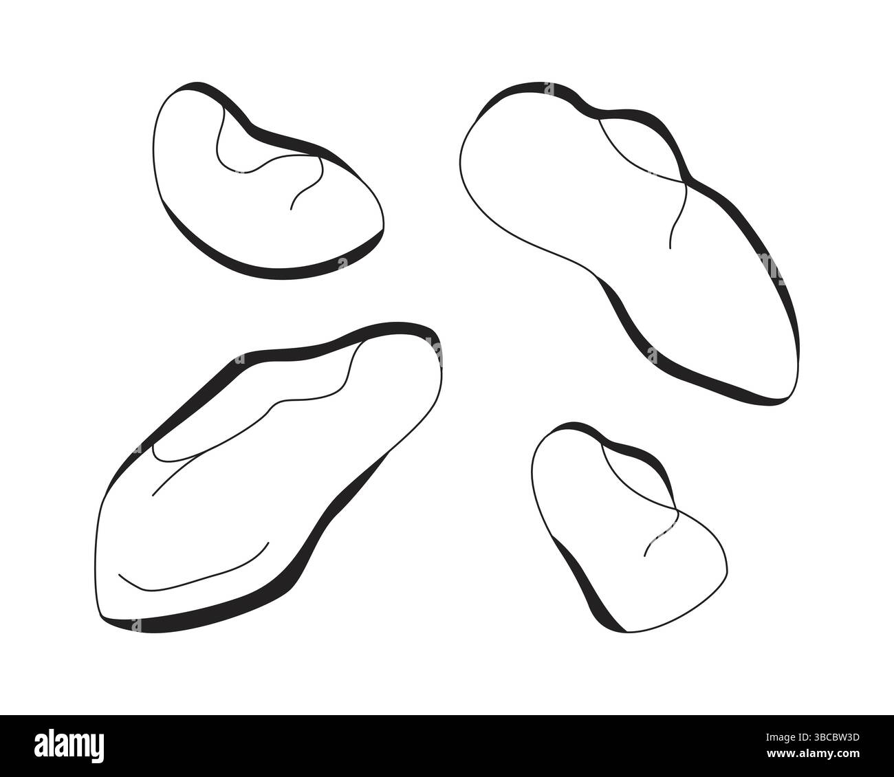 Scattered object Stock Vector Images - Alamy