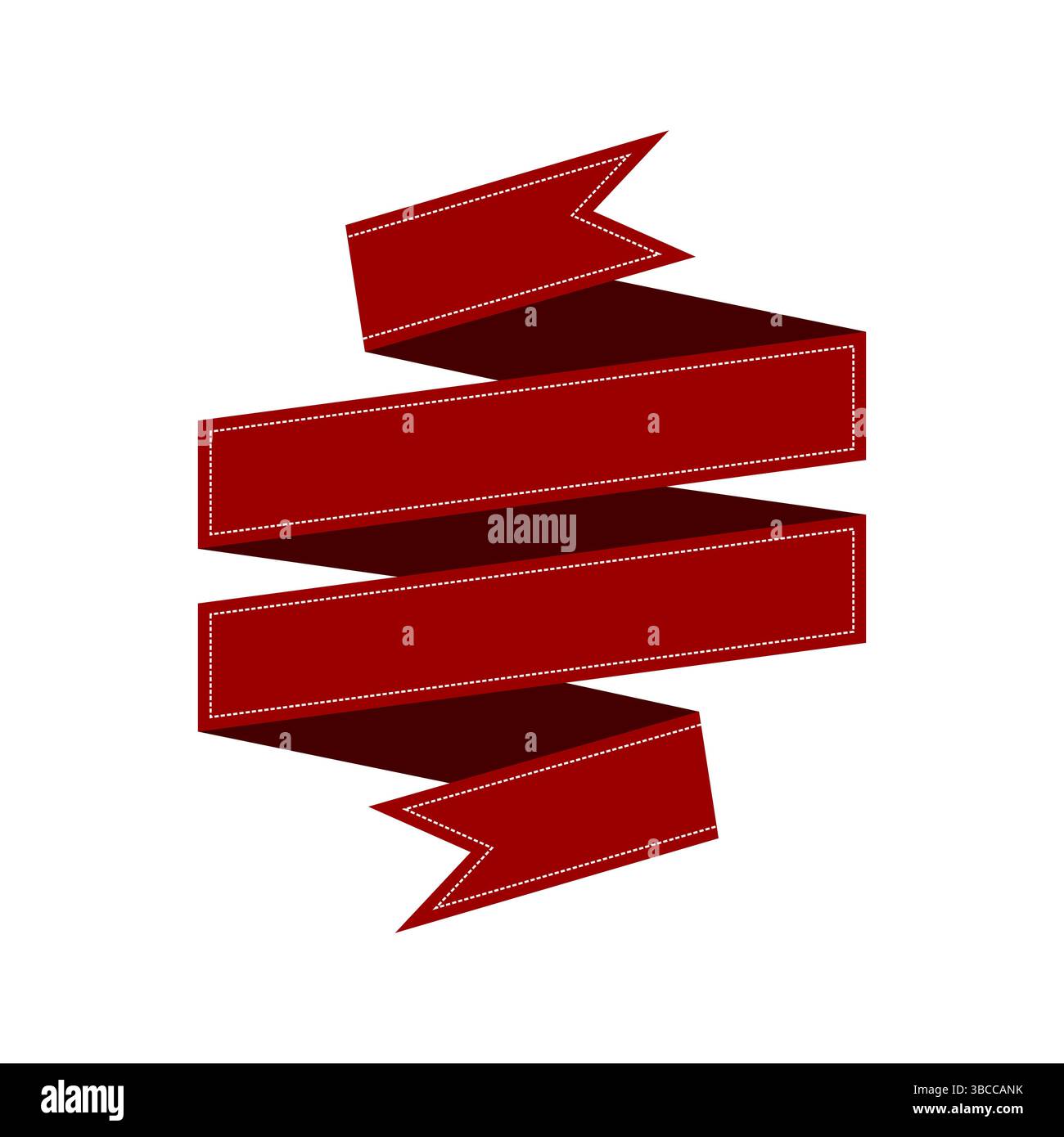 Red royal ribbon banner for promotion design Stock Vector Image & Art ...