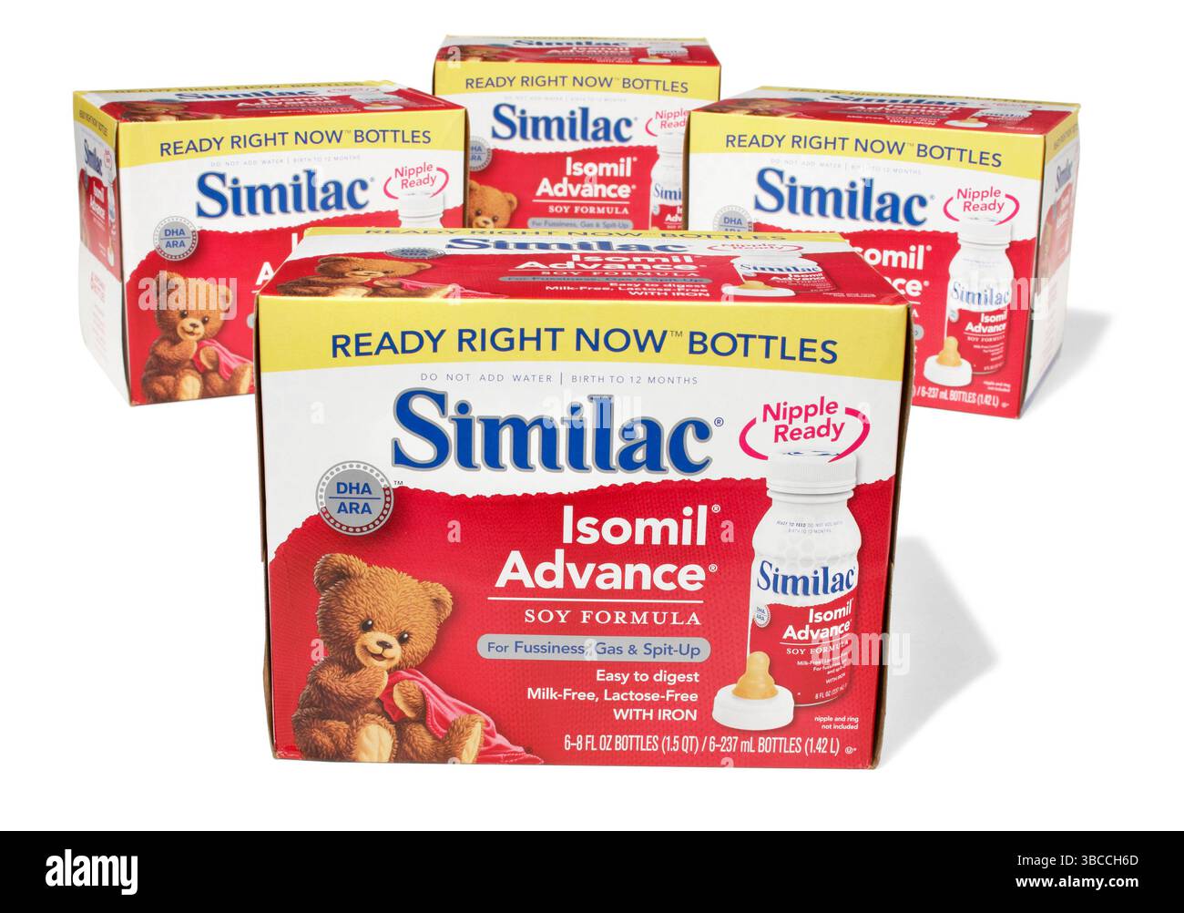 similac isomil formula photographed on a white background Stock Photo ...