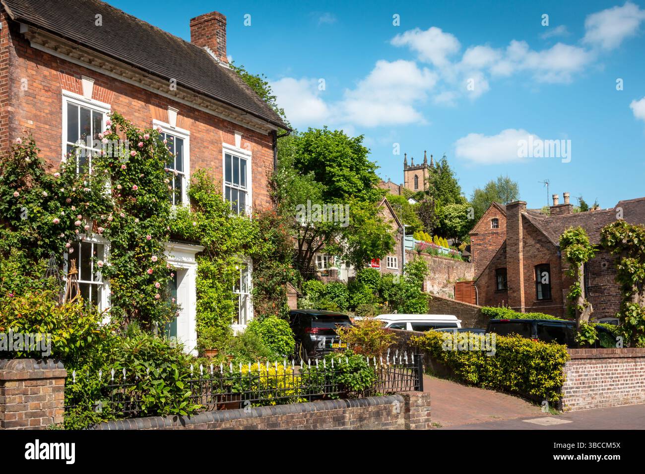 Nice house in Ironbridge, Shropshire, UK. 2025 Stock Photo