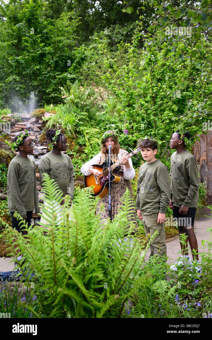 London, UK. 19 May 2025. The Wildlife Plants British Rainforest Garden ...
