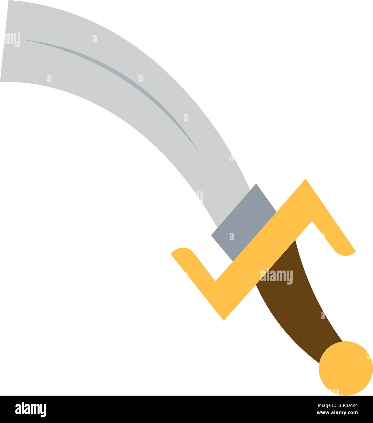 Colored sword medieval weapon icon Vector illustration Stock Vector ...