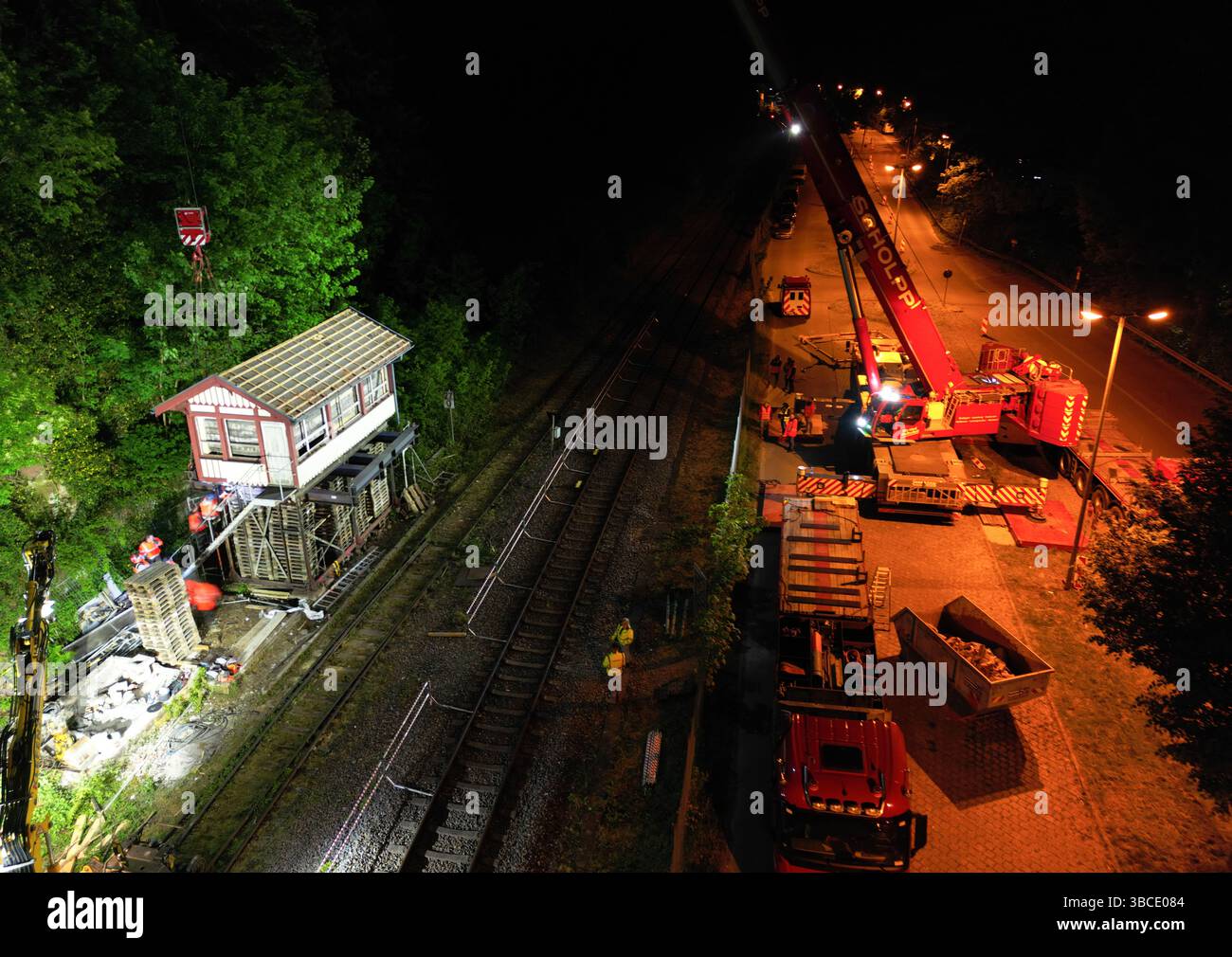Calw, Germany. 20th May, 2025. A decommissioned signal box building on ...