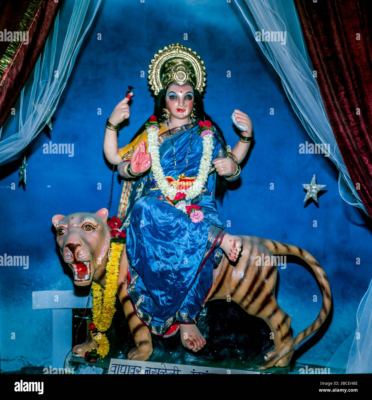 Swaropa Goddess, Mataji, Shakti Swaroopa, Durga, Amba, Idols India Stock Photo ...